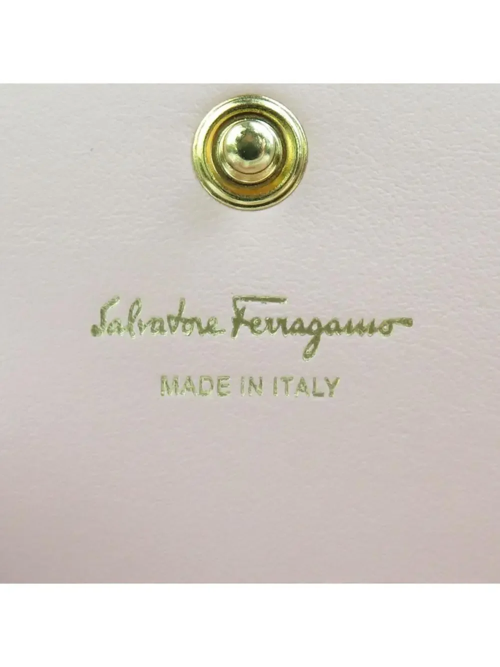 Auth Salvatore Ferragamo Long Wallet #280409S20B